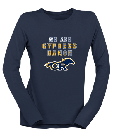 Cypress Ranch Mustangs We Are Women's Premium LS T-Shirt