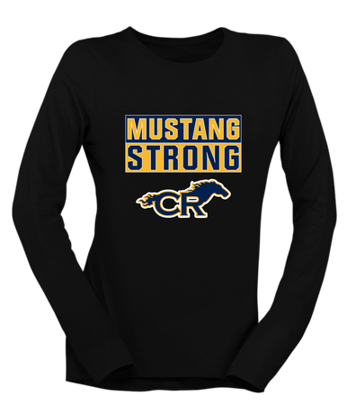 Cypress Ranch Mustangs Strong #1 Women's Premium LS T-Shirt