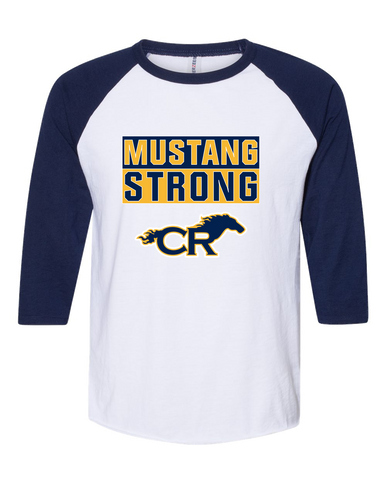 Cypress Ranch Mustangs Strong #1 Men's Baseball T-Shirt