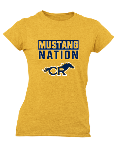 Cypress Ranch Mustangs Nation #1 Women's Premium SS T-Shirt