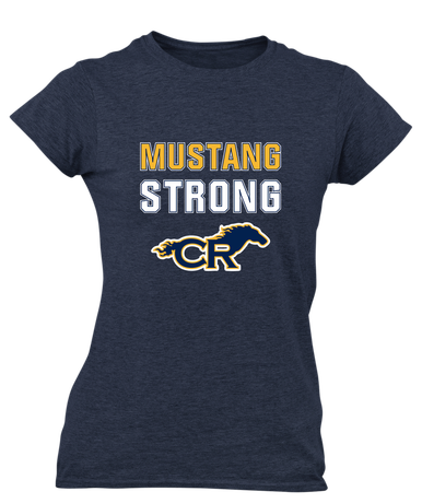 Cypress Ranch Mustangs Strong #2 Women's SS T-Shirt