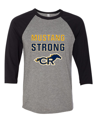 Cypress Ranch Mustangs Strong #2 Women's Baseball T-Shirt