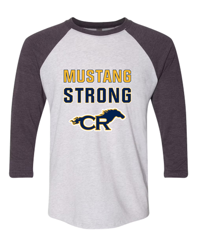 Cypress Ranch Mustangs Strong #2 Men's Baseball T-Shirt