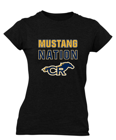 Cypress Ranch Mustangs Nation #2 Women's SS T-Shirt