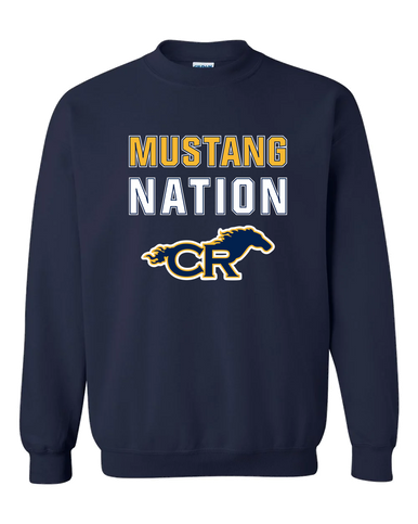 Cypress Ranch Mustangs Nation #2 Men's Sweatshirt