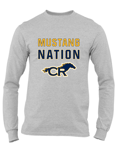 Cypress Ranch Mustangs Nation #2 Men's Premium LS T-Shirt