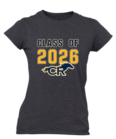 Cypress Ranch Mustangs Class of 2026 Women's Premium SS T-Shirt