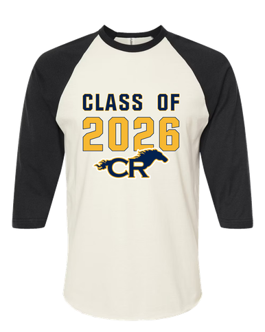 Cypress Ranch Mustangs Class of 2026 Men's Baseball T-Shirt