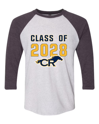 Cypress Ranch Mustangs Class of 2028 Women's Baseball T-Shirt