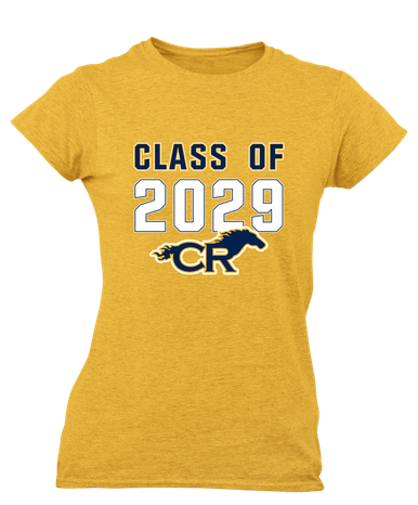 Cypress Ranch Mustangs Class of 2029 Women's SS T-Shirt