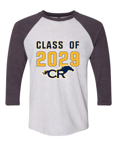 Cypress Ranch Mustangs Class of 2029 Men's Baseball T-Shirt