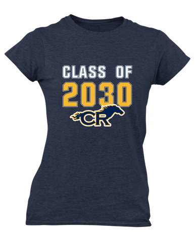 Cypress Ranch Mustangs Class of 2030 Women's SS T-Shirt