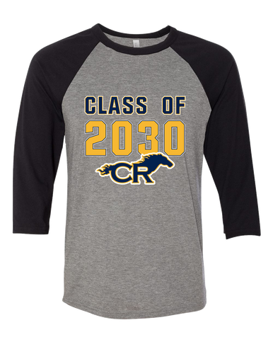 Cypress Ranch Mustangs Class of 2030 Men's Baseball T-Shirt