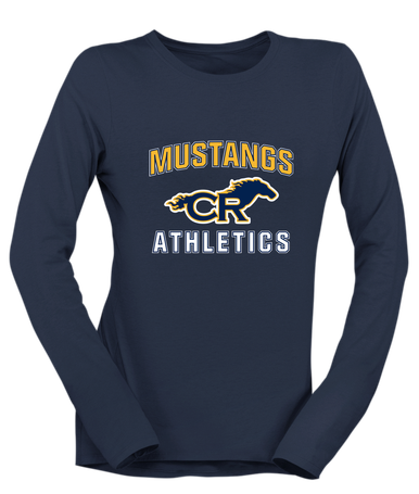 Cypress Ranch Mustangs Athletics Women's Premium LS T-Shirt