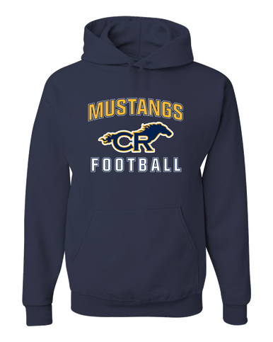 Cypress Ranch Mustangs Football #1 Men's Premium Hoodie