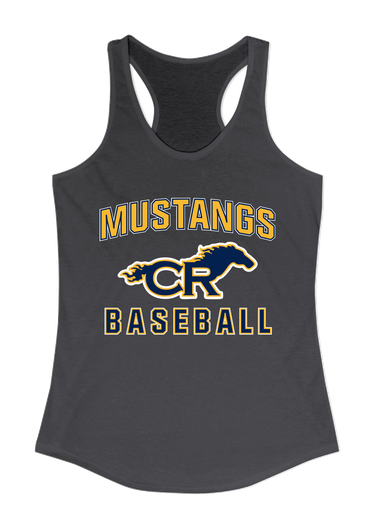 Cypress Ranch Mustangs Baseball #1 Women's Tank Top