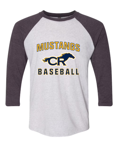 Cypress Ranch Mustangs Baseball #1 Women's Baseball T-Shirt