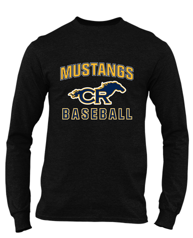 Cypress Ranch Mustangs Baseball #1 Men's Premium LS T-Shirt