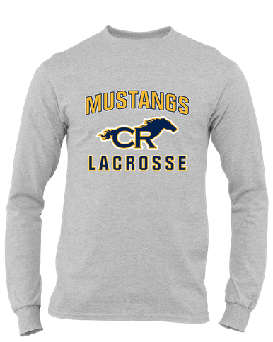 Cypress Ranch Mustangs Lacrosse Men's LS T-Shirt