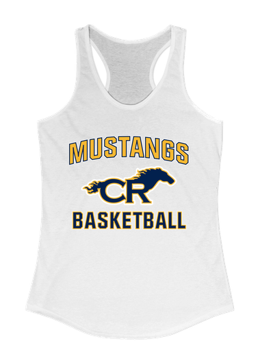 Cypress Ranch Mustangs Basketball #1 Women's Tank Top