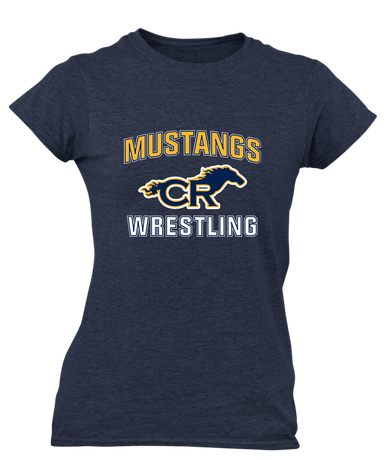 Cypress Ranch Mustangs Wrestling Women's SS T-Shirt