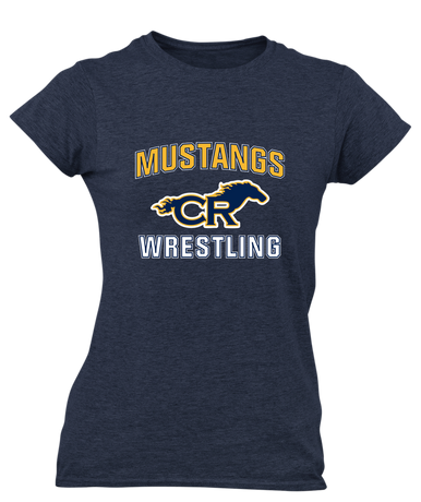 Cypress Ranch Mustangs Wrestling Women's Premium SS T-Shirt