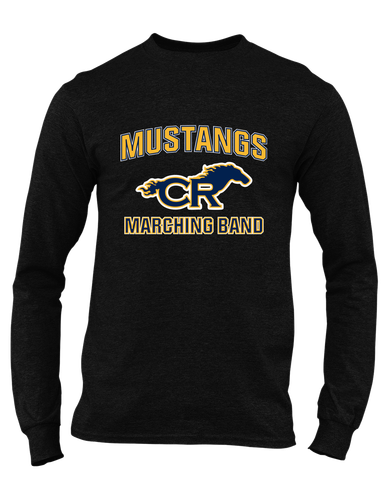 Cypress Ranch Mustangs Marching Band Men's LS T-Shirt