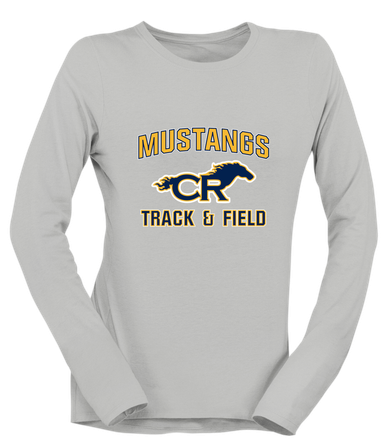 Cypress Ranch Mustangs Track & Field Women's Premium LS T-Shirt
