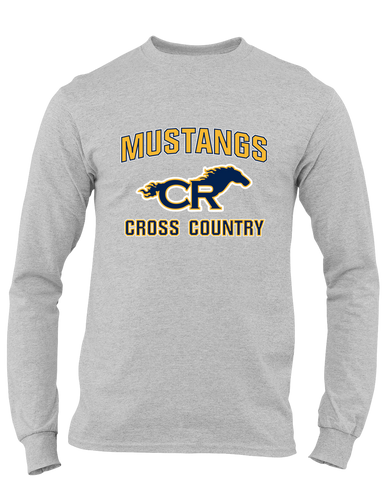 Cypress Ranch Mustangs Cross Country Men's LS T-Shirt