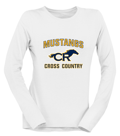 Cypress Ranch Mustangs Cross Country Women's Premium LS T-Shirt