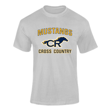 Cypress Ranch Mustangs Cross Country Men's SS T-Shirt
