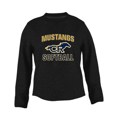 Cypress Ranch Mustangs Softball #1 Women's Sweatshirt