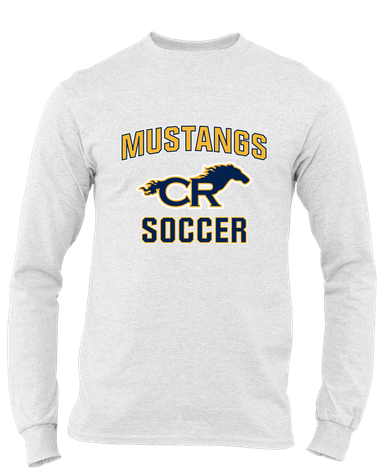 Cypress Ranch Mustangs Soccer #1 Men's Premium LS T-Shirt