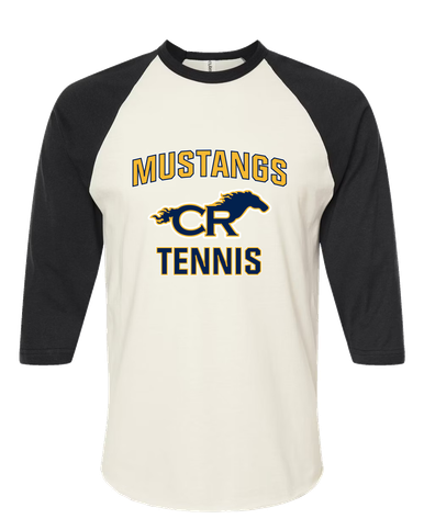 Cypress Ranch Mustangs Tennis Women's Baseball T-Shirt