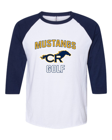 Cypress Ranch Mustangs Golf Women's Baseball T-Shirt