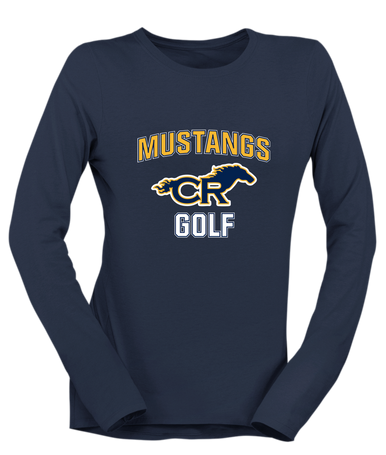 Cypress Ranch Mustangs Golf Women's Premium LS T-Shirt