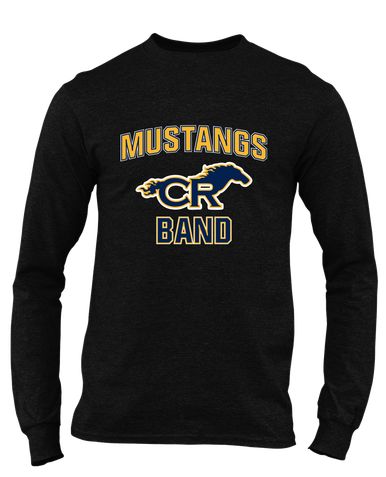 Cypress Ranch Mustangs Band # 1 Men's LS T-Shirt