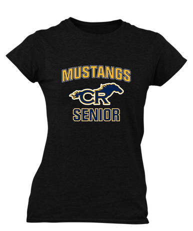 Cypress Ranch Mustangs Senior #1 Women's Premium SS T-Shirt