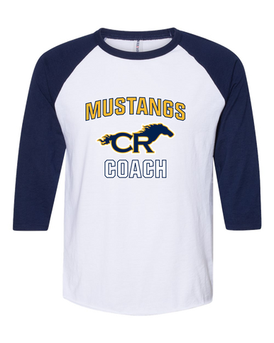 Cypress Ranch Mustangs Coach Men's Baseball T-Shirt