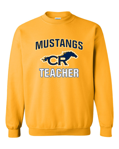 Cypress Ranch Mustangs Teacher Men's Sweatshirt