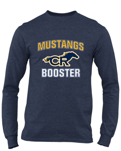 Cypress Ranch Mustangs Booster Men's LS T-Shirt