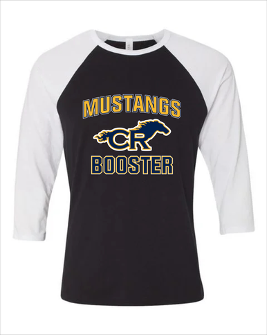 Cypress Ranch Mustangs Booster Women's Baseball T-Shirt