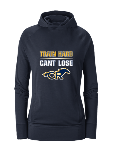 Cypress Ranch Mustangs Train Hard, Can't Lose Women's Hoodie