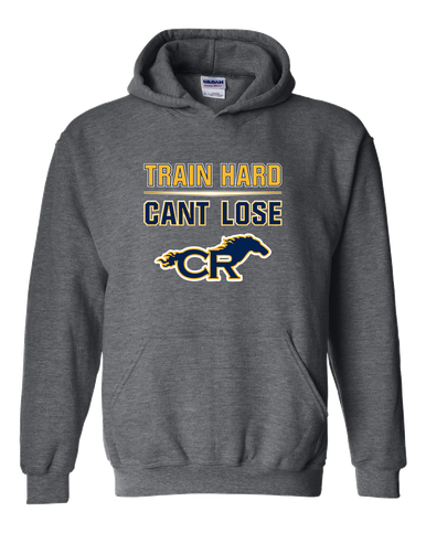 Cypress Ranch Mustangs Train Hard, Can't Lose Men's Hoodie