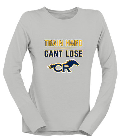 Cypress Ranch Mustangs Train Hard, Can't Lose Women's Premium LS T-Shirt