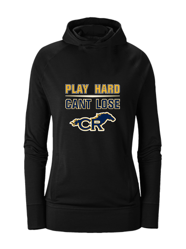 Cypress Ranch Mustangs Play Hard, Can't Lose Women's Hoodie