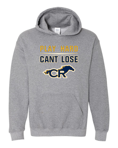 Cypress Ranch Mustangs Play Hard, Can't Lose Men's Hoodie