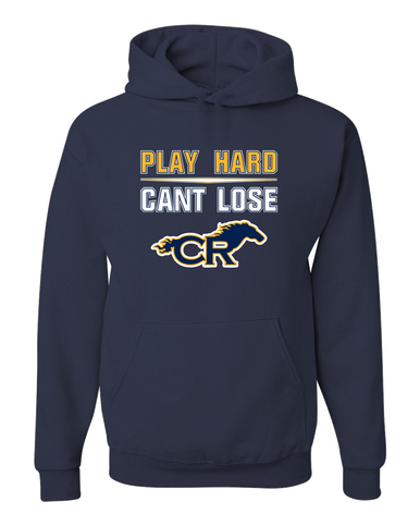 Cypress Ranch Mustangs Play Hard, Can't Lose Men's Premium Hoodie