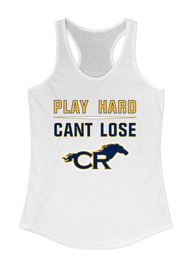 Cypress Ranch Mustangs Play Hard, Can't Lose Women's Tank Top