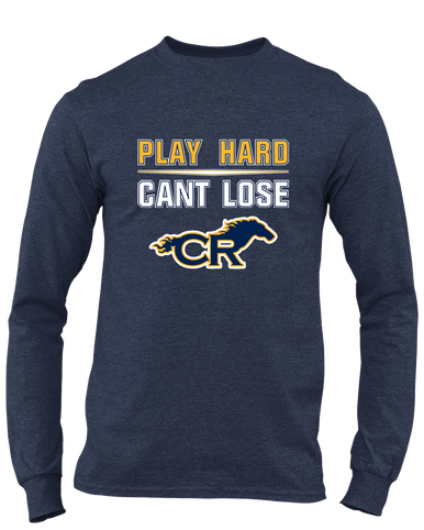 Cypress Ranch Mustangs Play Hard, Can't Lose Men's Premium LS T-Shirt